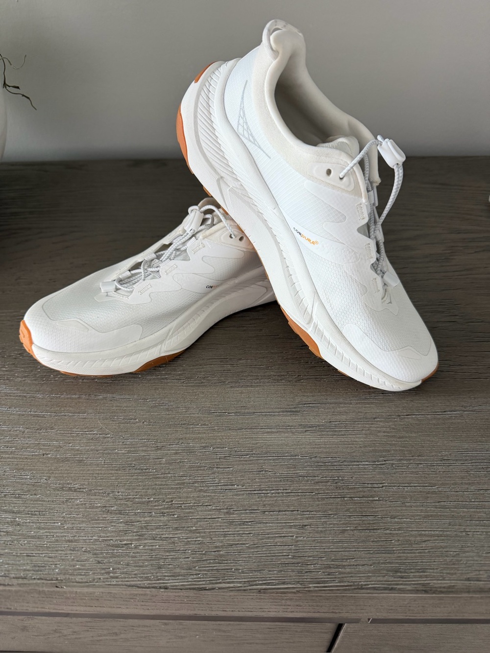 HOKA  Transport white sneakers